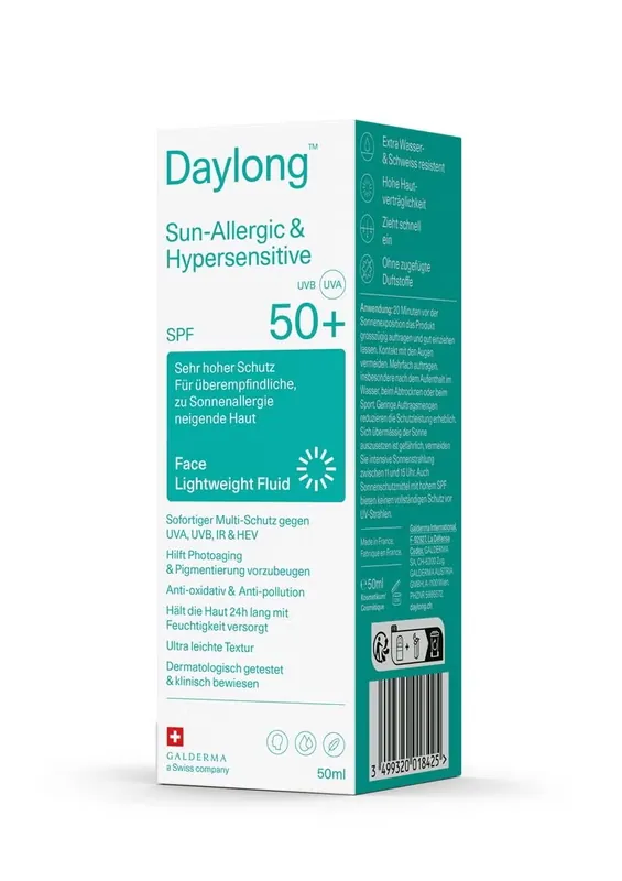 Neue Ware Sun-allergic & Hypersensitive Fluid lightweight SPF50+