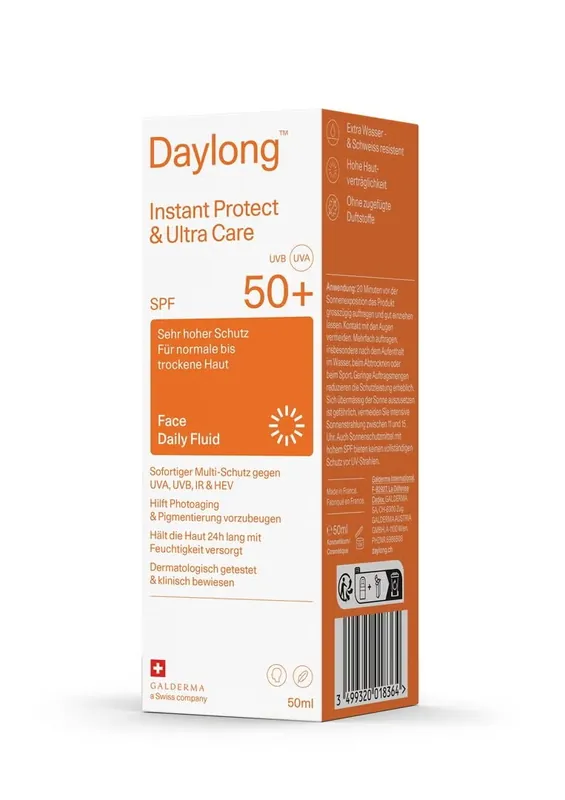 Günstig Instant Protect & Ultra Care Daily Fluid SPF50+