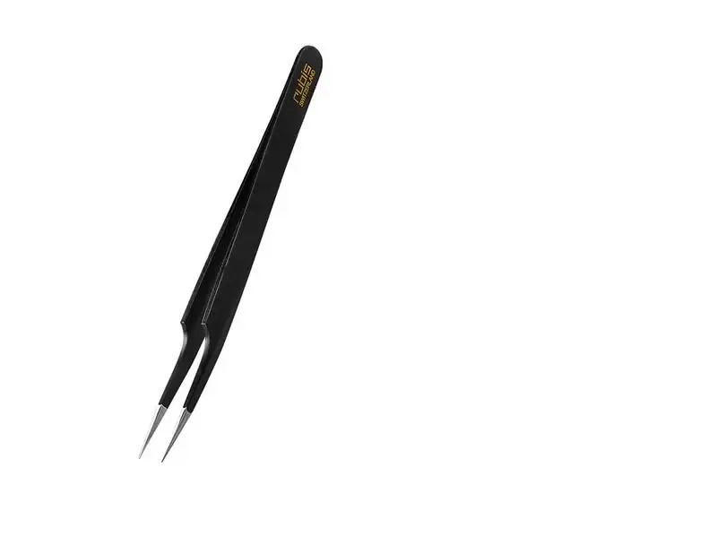 Wimpern Pinzette spitz, schwarz Rabatt