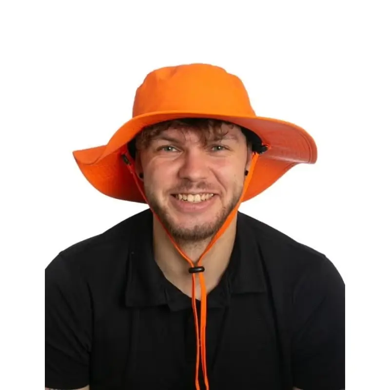 Preiswert UV Schutz Sonnenhut recycelt orange