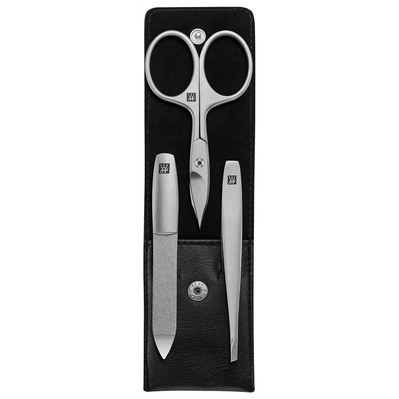 Premium Maniküre Set 3tlg. in Schwarz Abverkauf