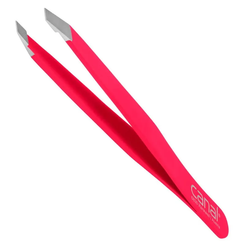 Haarpinzette schräg Fuxia Abverkauf