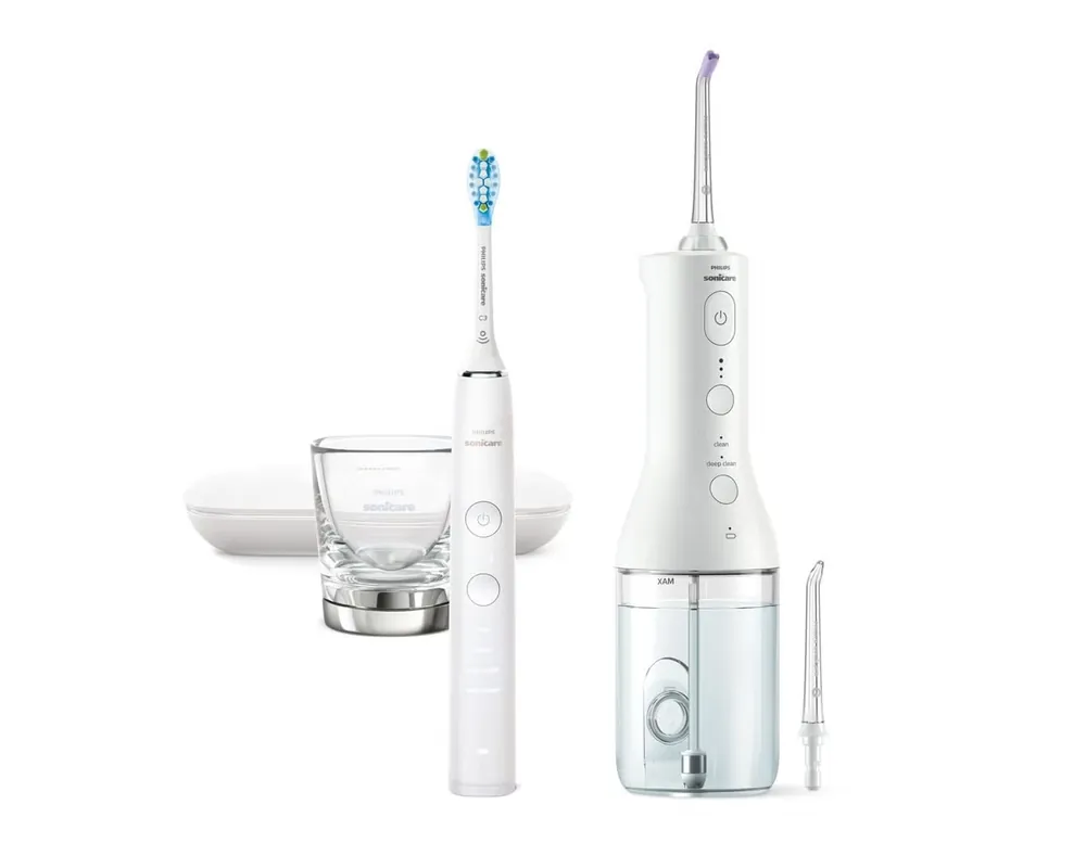 Sonicare Combo Pack DC 9000 & Power Flosser 3000 weiss/weiss Online Kaufen