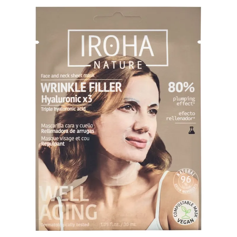 Preisknaller Wrinkle Filler & Anti-Age Triple Hyaluronic Acid Face & Neck Mask