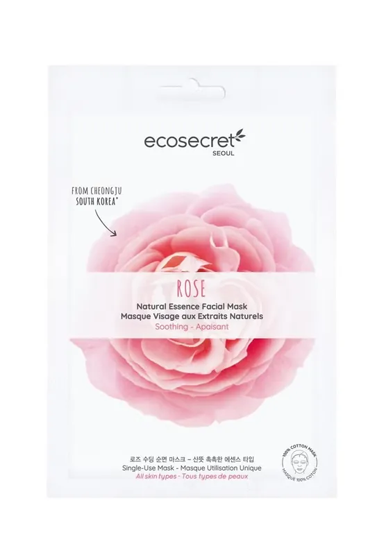 Preiswert Gesichtsmaske beruhigend Rose