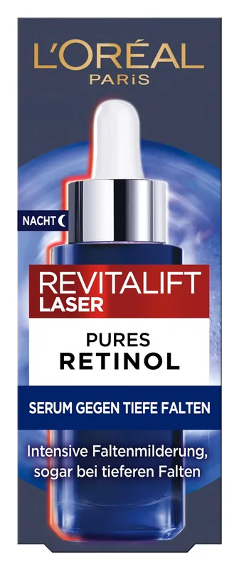 Schneller Versand Revitalift Laser Anti-Falten Serum Nacht mit purem Retinol