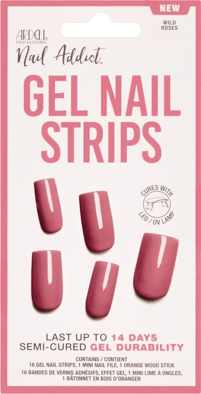 Top-Seller Nail Addict - Gel Strips Wild Roses
