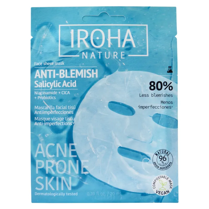 Nature Anti-Blemish Face Sheet Mask Letzte Chance