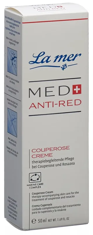 Rabatt Med+ Anti-Red Couperose Creme ohne Parfum