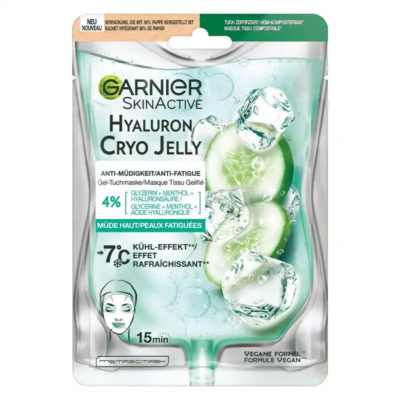 Bestseller SkinActive Cryo Jelly Tuchmaske Face
