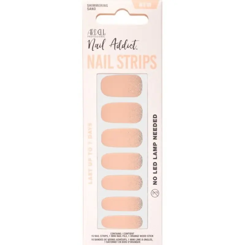 Nail Addict Nail Strips Shimmering Sand Zertifiziert