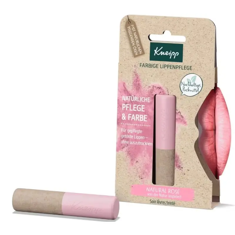 Farbige Lippenpflege Natural Rosé Markenprodukt