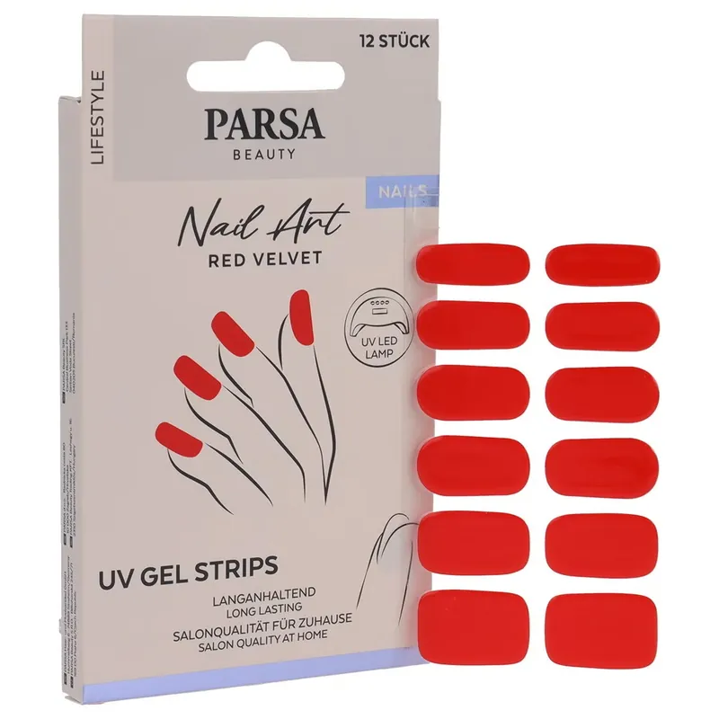Beauty - UV-Nagelfolien Red Velvet Ausverkauf