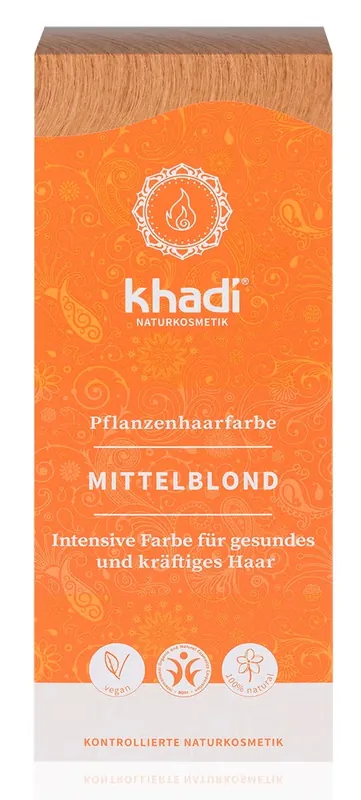 Pflanzenfarbe MITTELBLOND Schneller Versand