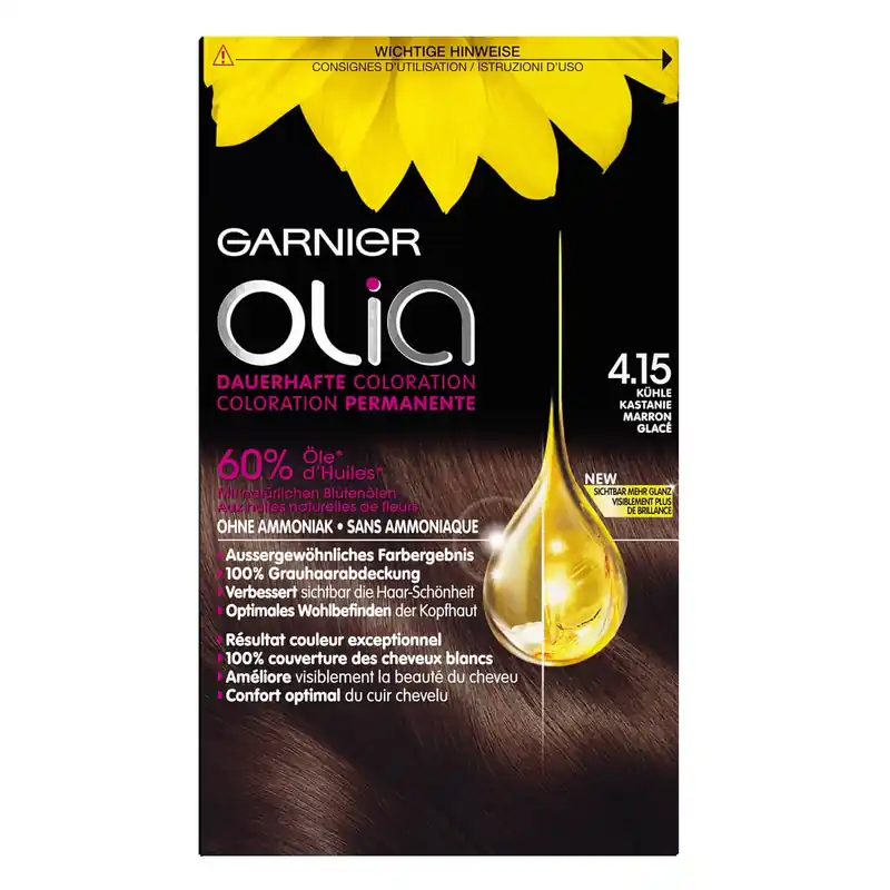 Olia 4.15 Kühle Kastanie Haarfarbe Rabatt