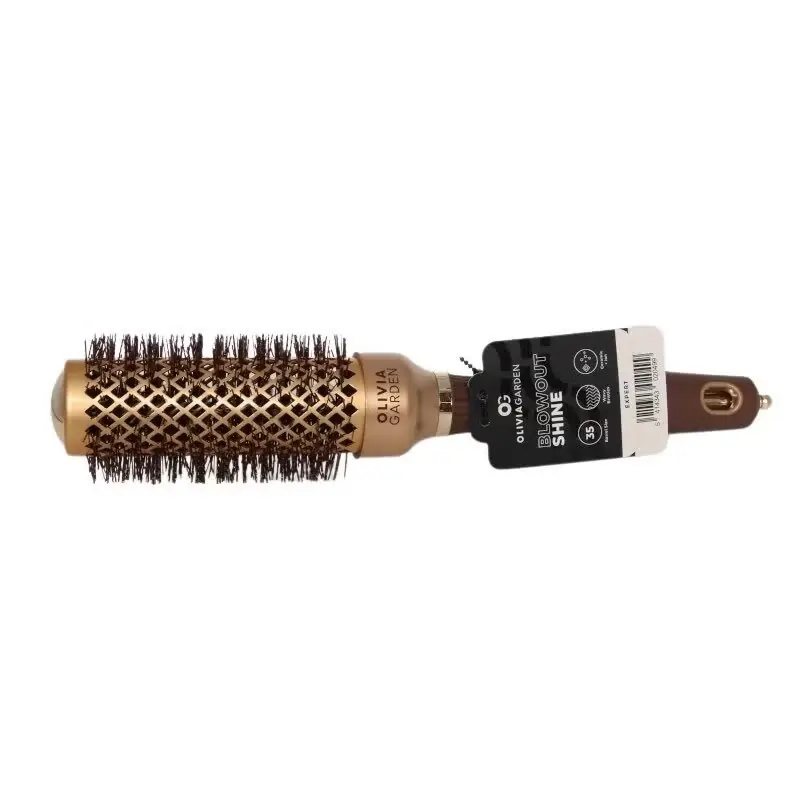 Expert Blowout Shine Gewellte Borsten Gold&Braun 35 mm Meistverkauft