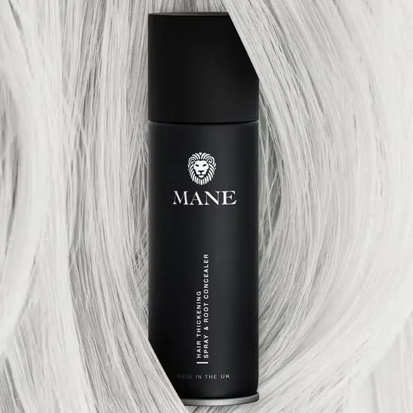 Markenprodukt Haarauffüller Spray Weiss (Silber)