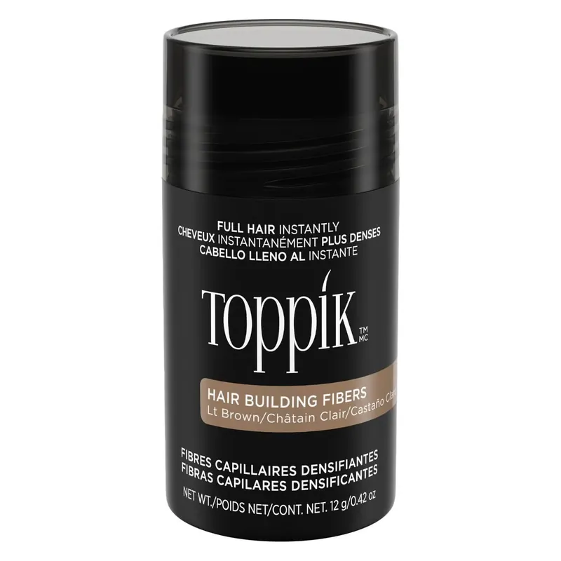 Hair Building Fibers Light Brown Billig