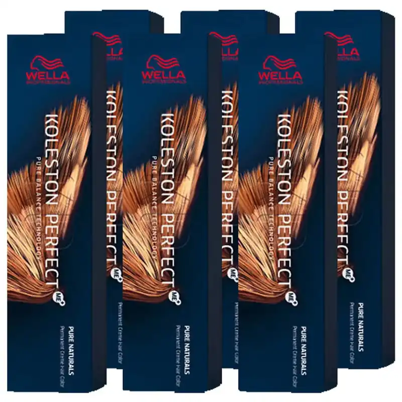 Top-Angebot Koleston Perfect ME+ Pure Naturals 6er Set 4/0 Mittelbraun