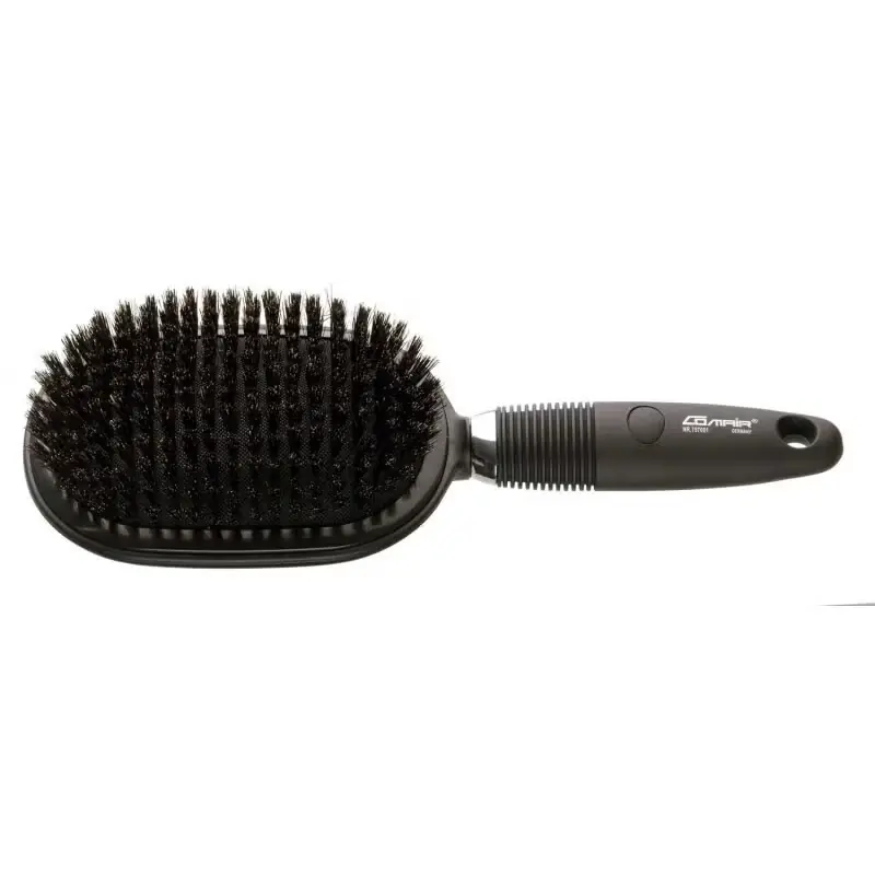 Direkt Vom Hersteller Paddle Brush oval schwarz mit Wildschweinborsten