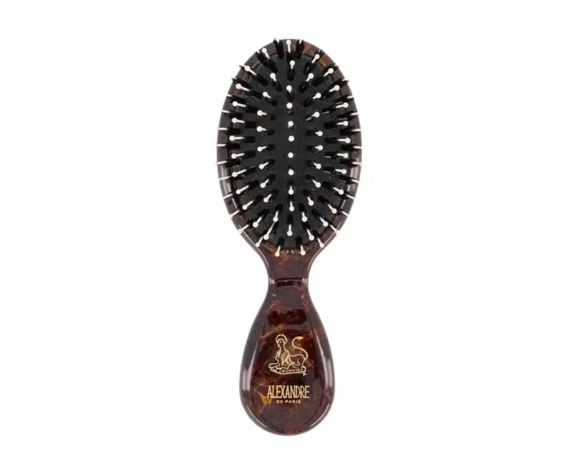 Neu de paris La Coquette Bürste Wildschweinborsten Braun/weiss