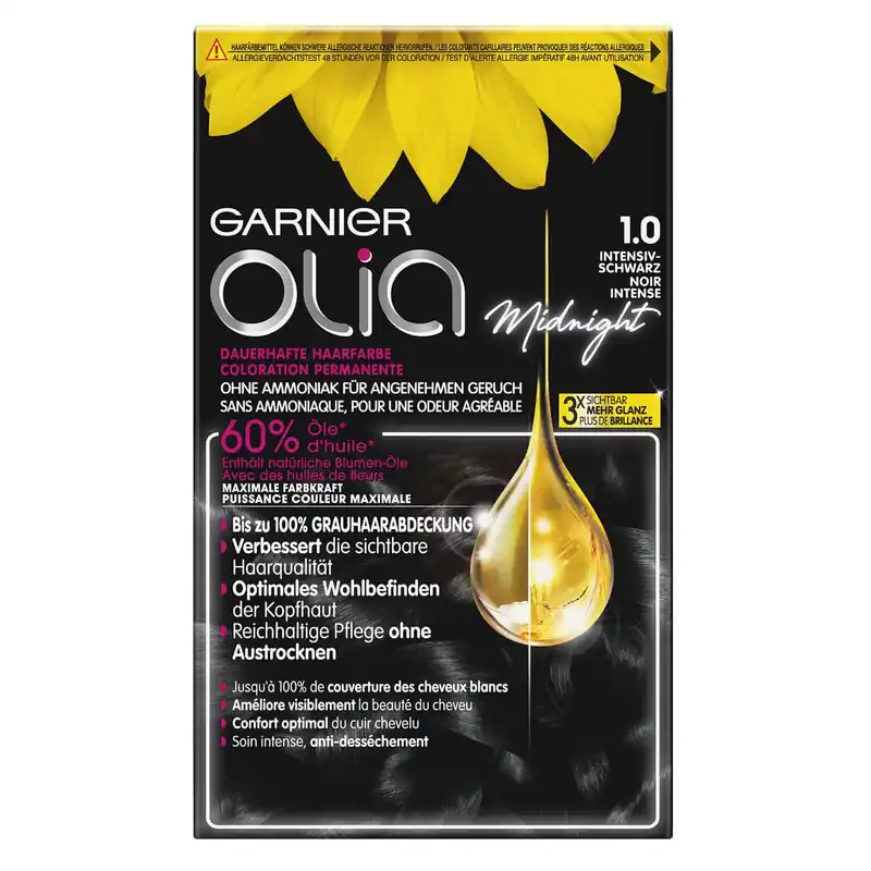 Schneller Versand Olia 1.0 Intensiv-Schwarz Haarfarbe