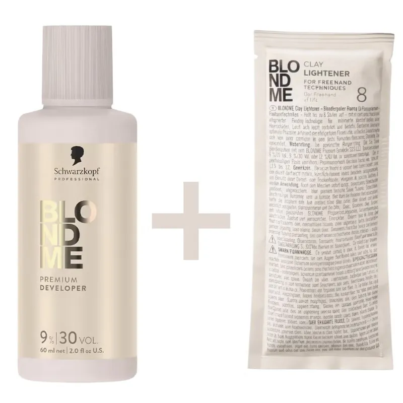 Mega-Angebot BLONDME Clay Lightener 8 & Developer 9% - 30 Vol