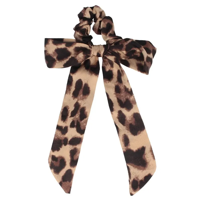 Nur Für Kurze Zeit Scrunchie im Leomuster mit Schleife