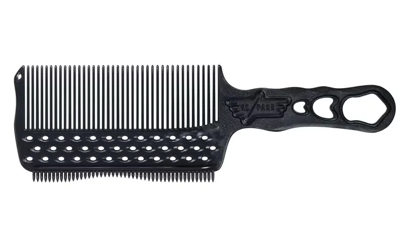 Heißes Angebot Rail Soft Clipper Kamm Left Rail Nr. 282 schwarz 240 mm
