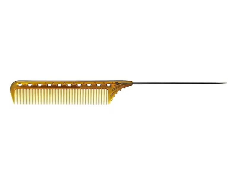 Neue Kollektion Stielkamm Nr. 102 camel 22 cm