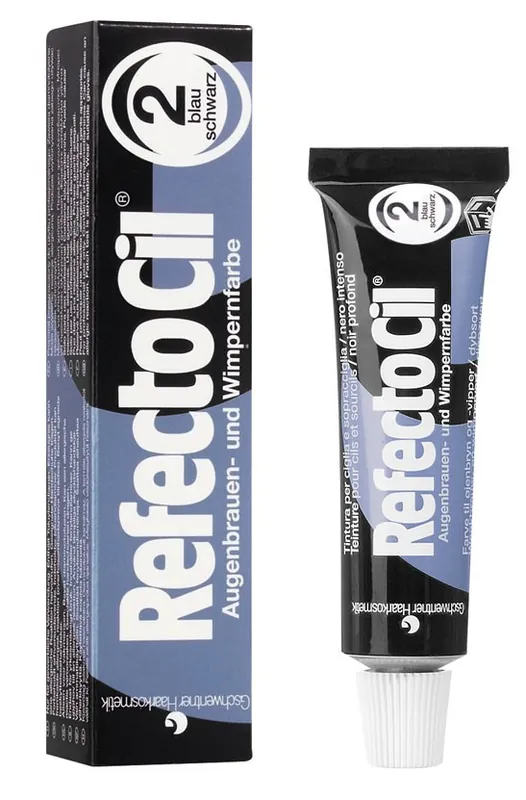 RefectoCil Augenbrauen- und Wimpernfarbe 2 blauschwarz 15ml Preisknaller