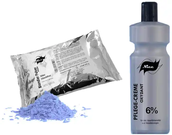 Direkt Vom Hersteller Nice Blondier Set Blondierpulver 500g Oxydant 1L