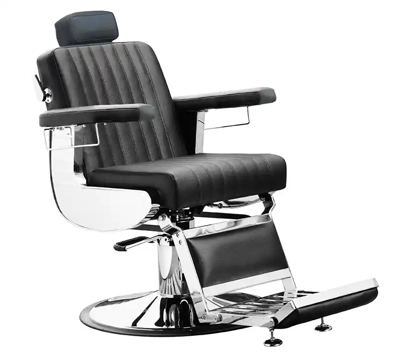 Barberstuhl Diplomat schwarz Abverkauf