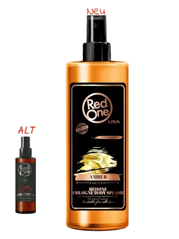 Schnäppchen RedOne Barber Cologne Amber 3 x 400ml