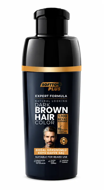 Jetzt Kaufen SOFTTO PLUS Expert Men Dark Brown Hair Color 400 ml