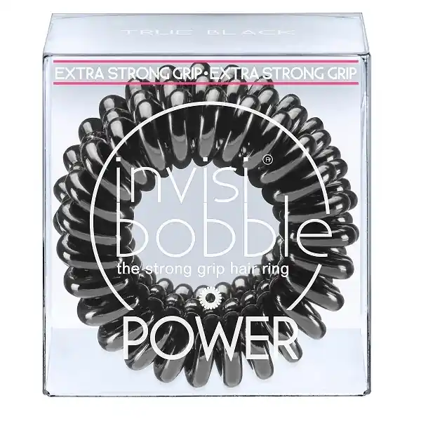 Invisibobble POWER True Black - Haargummi 3 Stück Schneller Versand