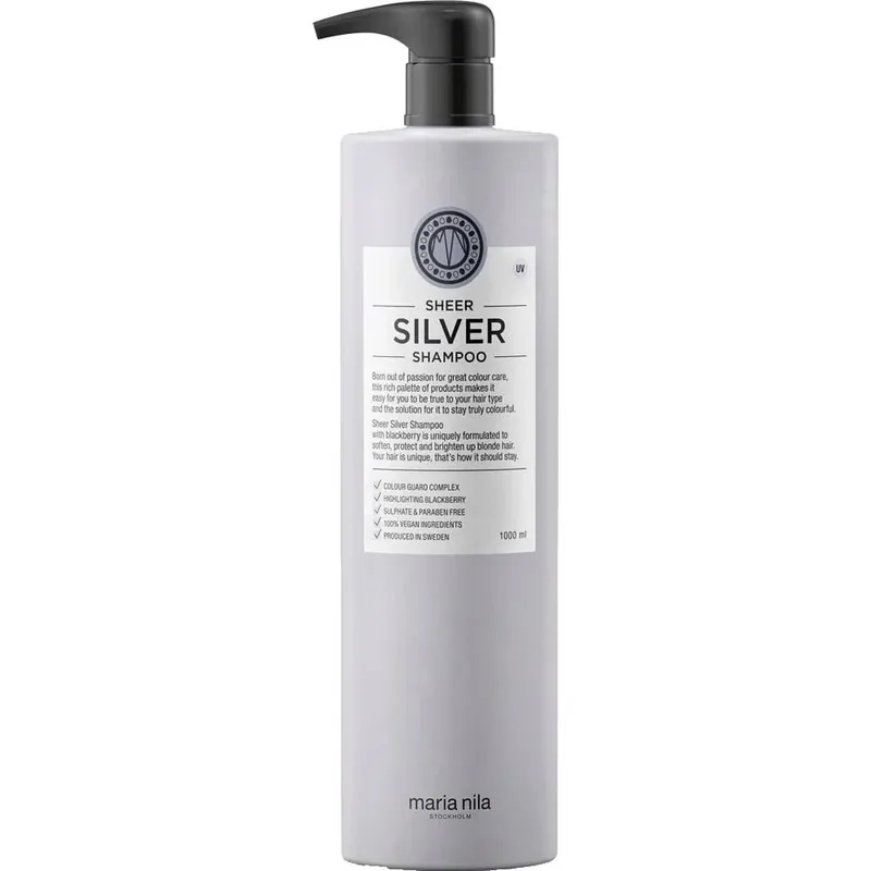 Maria Nila Sheer Silver Shampoo 1000 ml Begrenztes Angebot