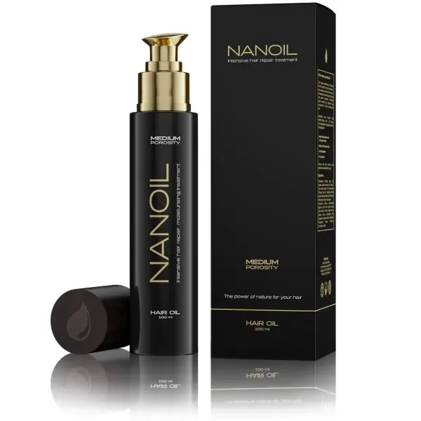 Rabatt Nanoil Medium Porosity 100 ml - Hair Oil