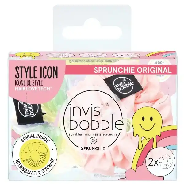 Invisibobble SPRUNCHIE Retro Dreamin‘ Hue-Man Love 2pc Begrenztes Angebot