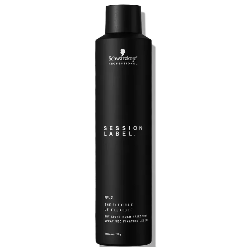 Neu Schwarzkopf Session Label The Flexible Dry Light Hold Hairspray 500 ml