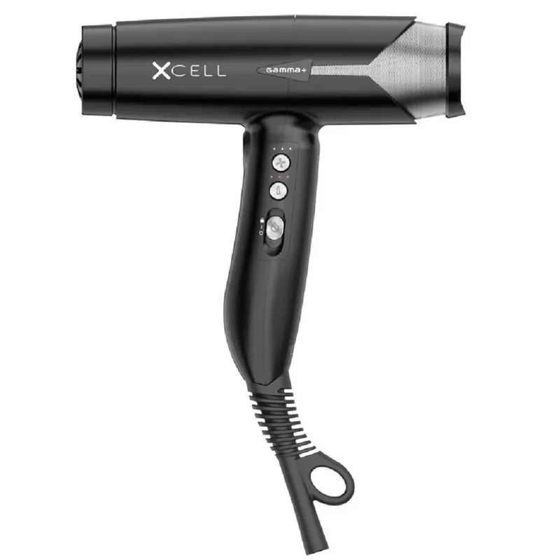 Gamma+ Haartrockner Xcell Nylon Charcoal Expressversand