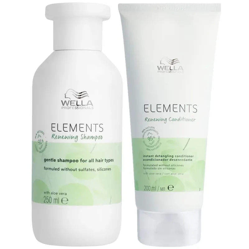 Wella Professionals Elements Renewing Set - Shampoo 250 ml + Conditioner 200 ml Preisknaller