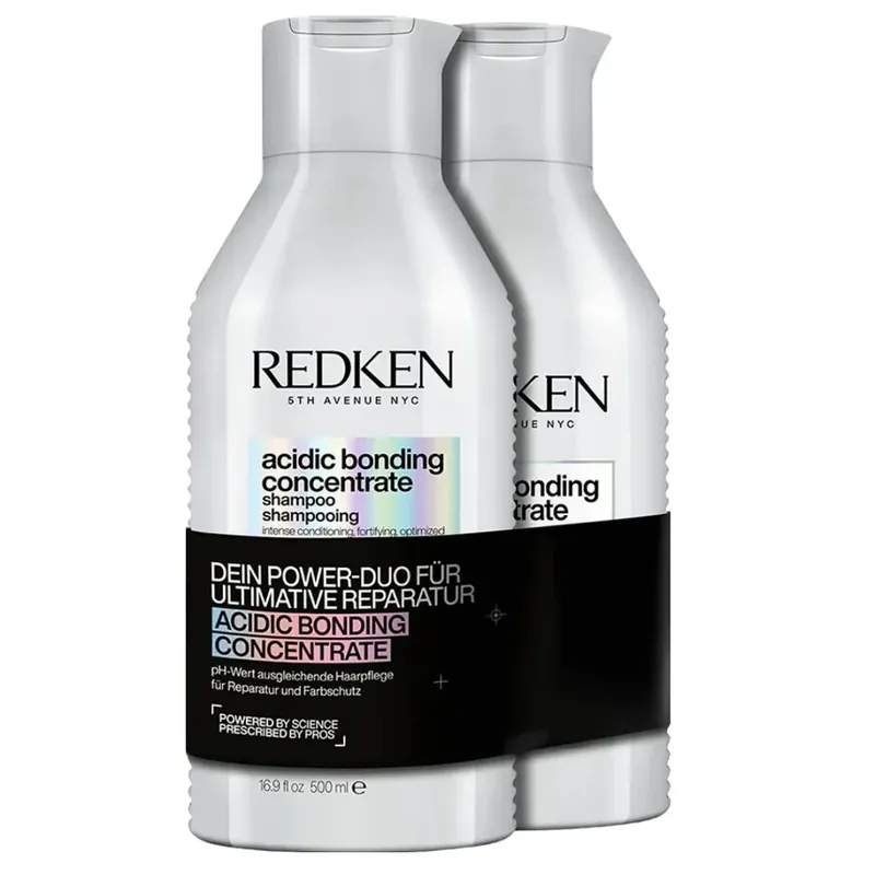 Redken Acidic Bonding Concentrate Set - Shampoo 500 ml + Conditioner 500 ml Garantierte Lieferung