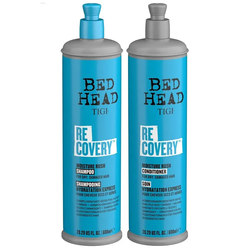 Tigi Bed Head Recovery Duo - Shampoo 600 ml + Conditioner 600 ml Sonderaktion