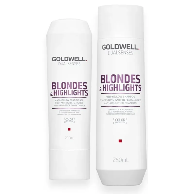 Jetzt Bestellen Goldwell Dualsenses Blondes & Highlights Set - Shampoo 250ml + Conditioner 200ml