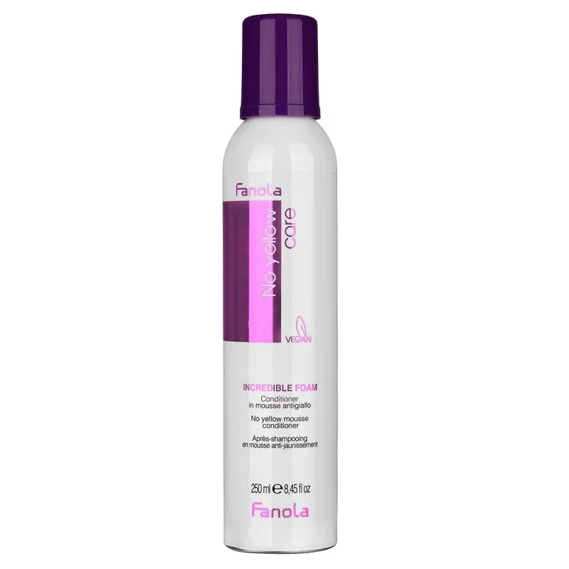 Fanola No Yellow Incredible Foam Mousse Conditioner 250 ml Neu