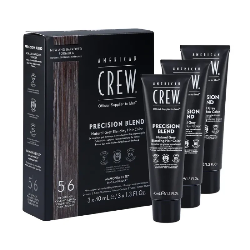 Jetzt Kaufen American Crew PRECISION BLEND 5/6 MEDIUM ASH 3X40ml