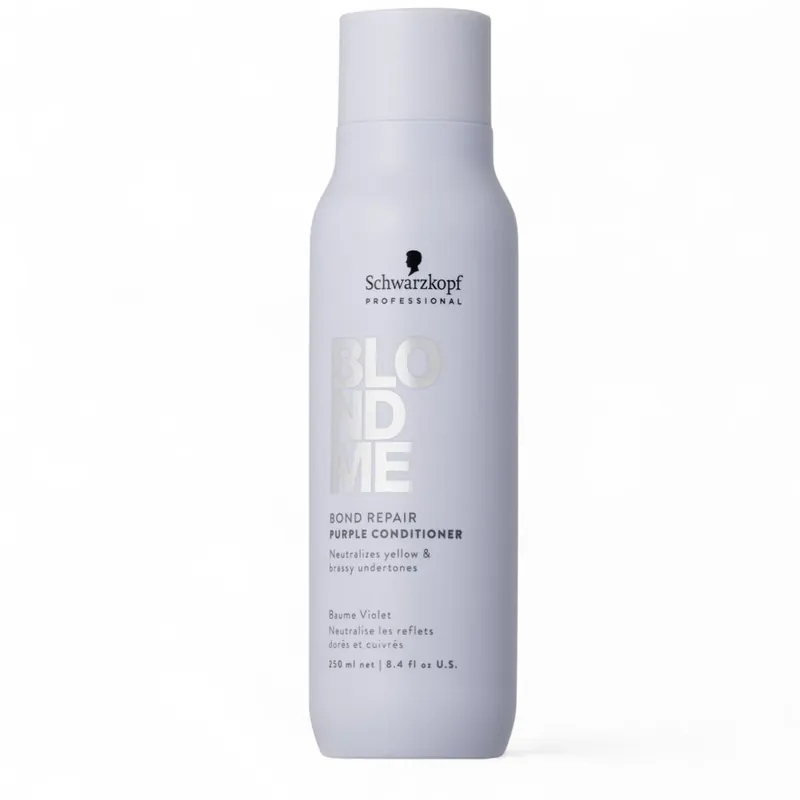 Bestseller Schwarzkopf Professional Blondme Bond Repair Purple Conditioner 250 ml