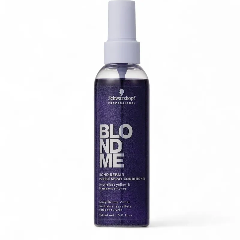 Zertifiziert Schwarzkopf Professional Blondme Bond Repair Purple Spray Conditioner 150 ml