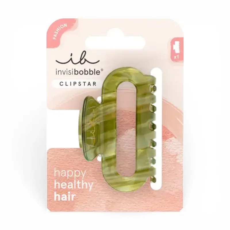 Zertifiziert Invisibobble CLIPSTAR M Evergreen – 1 Stück